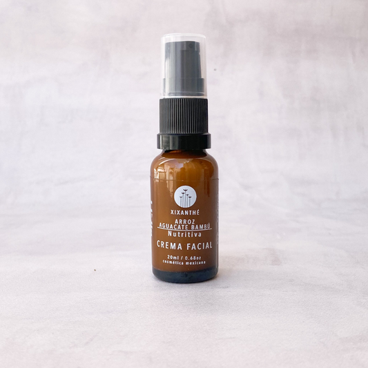 Version viaje crema nutritiva arroz bambu aguacate xixanthe