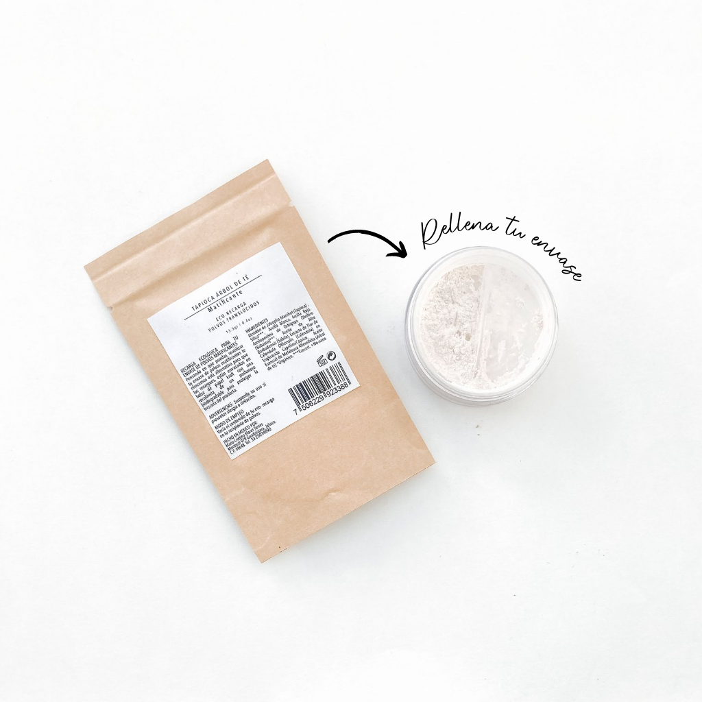 Polvos Traslúcidos Tapioca Árbol de Té