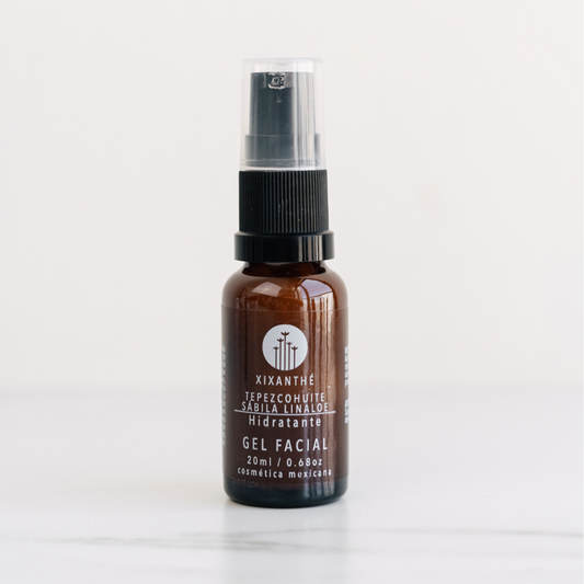 Mini Gel Facial Hidratante Tepezcohuite, Sábila y Linaloe